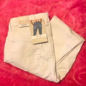 !Brand New! Wax Jean Collection Skinny High Waisted White Jeans Size:3/26